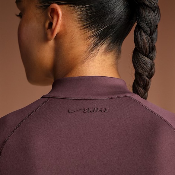 NikeSKIMS Matte Mock Neck Full Zip Jacket - Picture 7 of 8